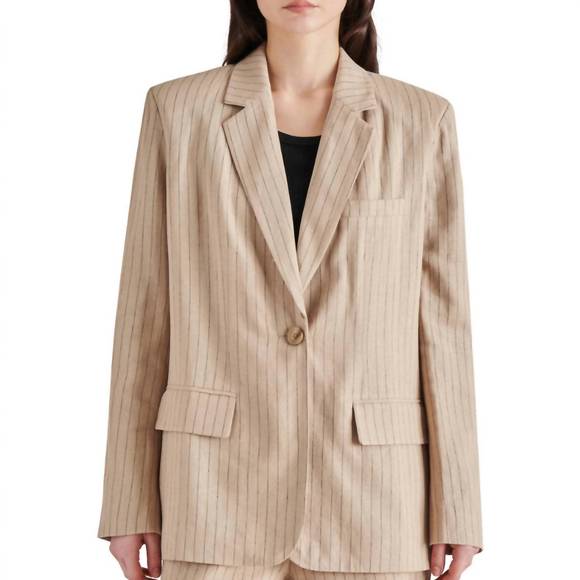 NEW STEVE MADDEN imaan blazer in wood thrush - Picture 1 of 3